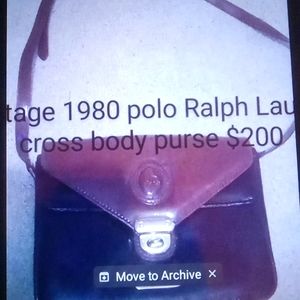 Vintage 1980 Cross body purse